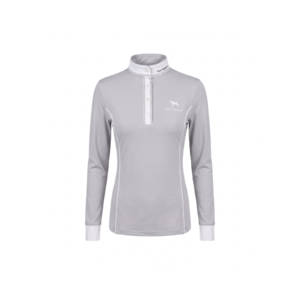 Polo Donna SARM HIPPIQUE manica lunga - Perla