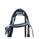 Testiera SARM HIPPIQUE TI06 Nikel completa di redini in gomma
