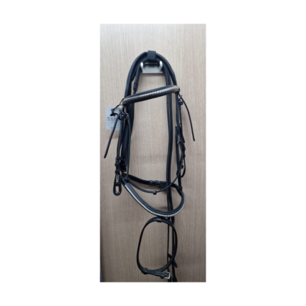 Testiera SARM HIPPIQUE TI06 Nikel completa di redini in gomma