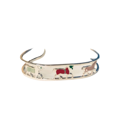 Schiava con 3 cavalli smaltati