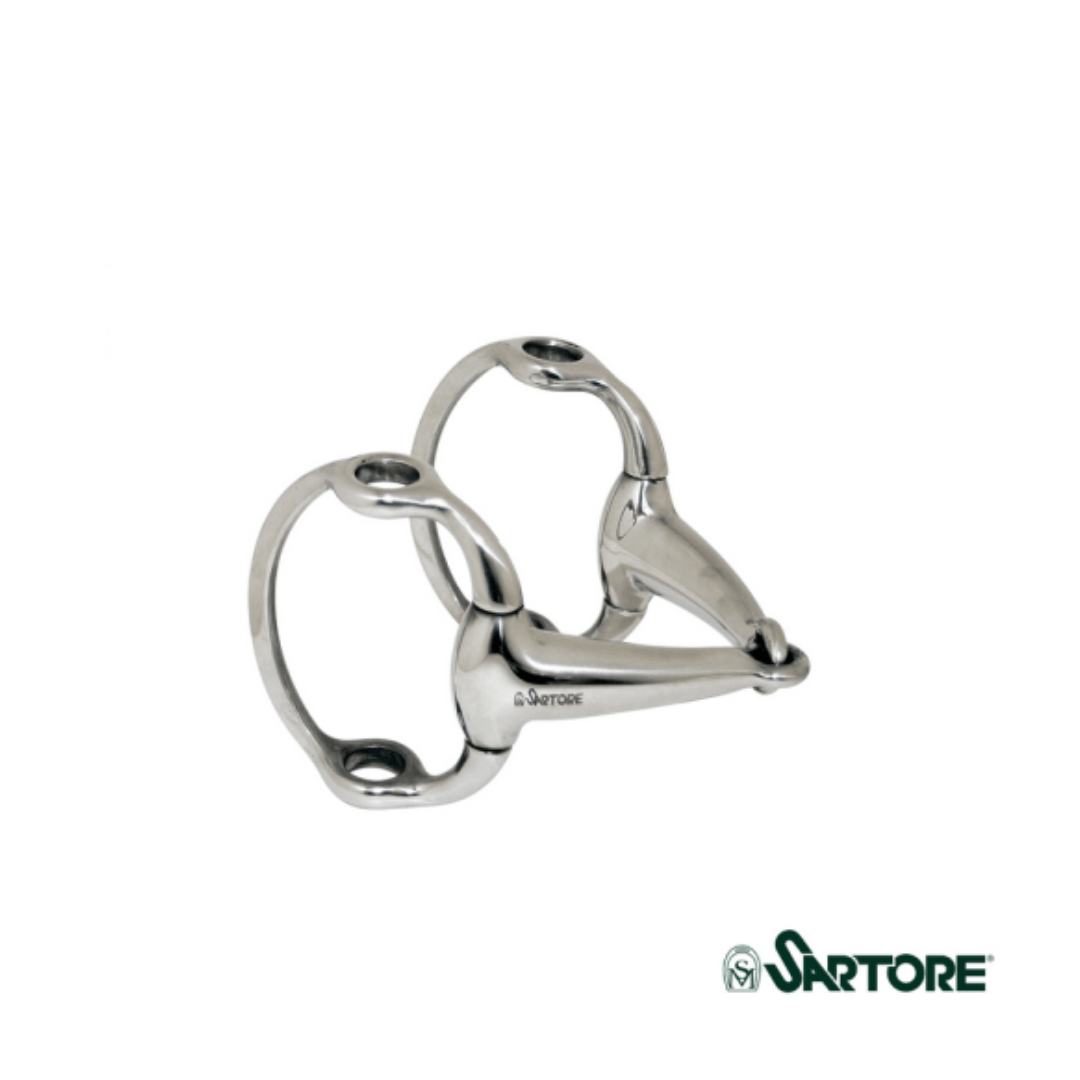 Progetto senza titolo (13) Filetto Elevatore Oliva vuoto 23 mm con anelli piatti - 135 mm - immagine 1