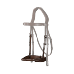 Capezzina DYON in corda rivestita in pelle - Leather Covered Rope Noseband - D Collection