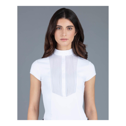Camicia Donna IAGO mezza manica con pettorina bianca - Eleonoire3