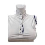 Polo Donna SARM HIPPIQUE smanicata con bottone SW- Carine - immagine 2