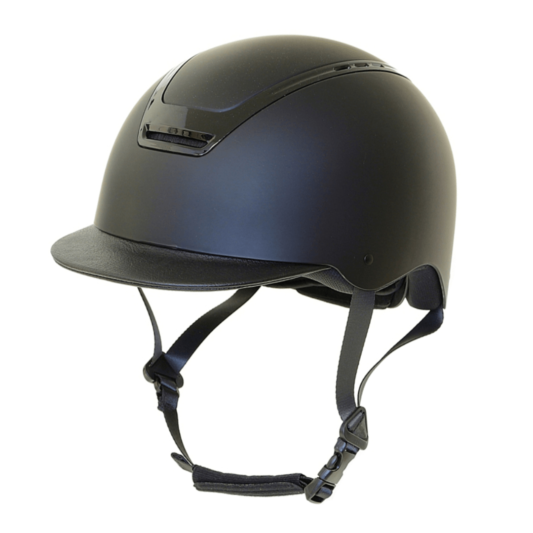 Progetto senza titolo (20) Casco Opaco con inserto lucido e visiera in pelle sintetica - immagine 1
