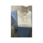 Polo Donna CT mezza manica in Jersey e inserto in Crochet - immagine 2