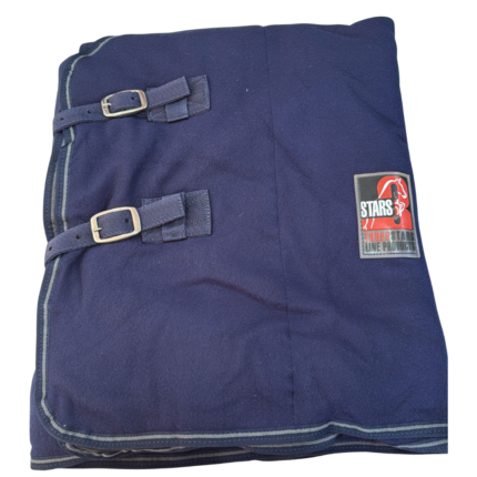 Coperta in pile con 2 fibbie