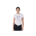 T-shirt Bimba EQUESTRO mezza manica - fucsia diamond