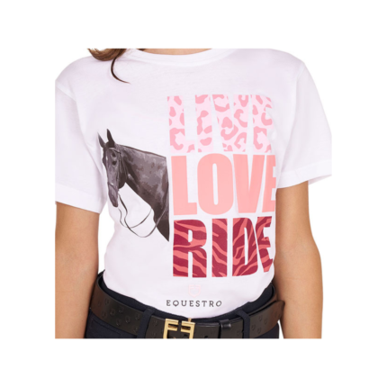 T-shirt Donna EQUESTRO Live Love Ride