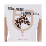 T-Shirt Donna EQUESTRO Ride More Worry Less