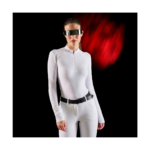 Polo donna EQUESTRO Ridertechnology manica lunga e zip