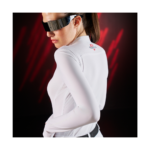 Polo donna EQUESTRO Ridertechnology manica lunga e zip