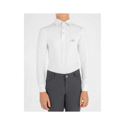 Polo Bimbo SARM HIPPIQUE in piquet manica lunga - Kevin Junior