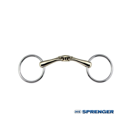 HERM SPRENGER Filetto pieno sensogan 18 mm Conrad con olivetta centrale - 140 mm