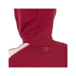Felpa Donna EQUESTRO full zip in cotone felpato
