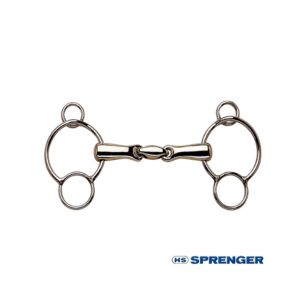 HERM SPRENGER - Filetto pieno 18 mm Conrad sensogan, anelli 70 mm - 135 mm