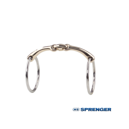 HERM SPRENGER - Filetto pieno sensogan 14 mm, anelli 70 mm - 135 mm