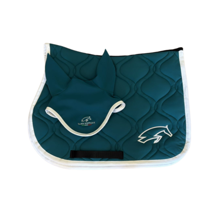 Set Sottosella e Cuffietta softshell SARM HIPPIQUE verde