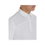 Polo Bimbo EQUESTRO manica lunga in tessuto tecnico e mesh