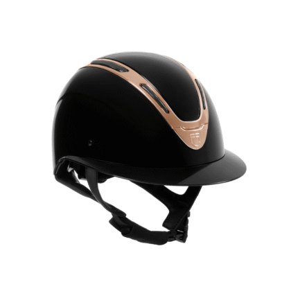 Casco EQUESTRO Apocalypse lucido con visiera larga