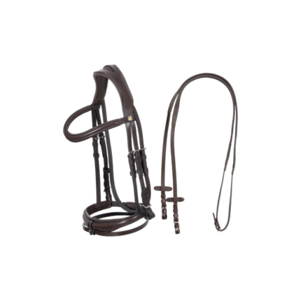 Testiera EQUESTRO inglese con capezzina anatomica