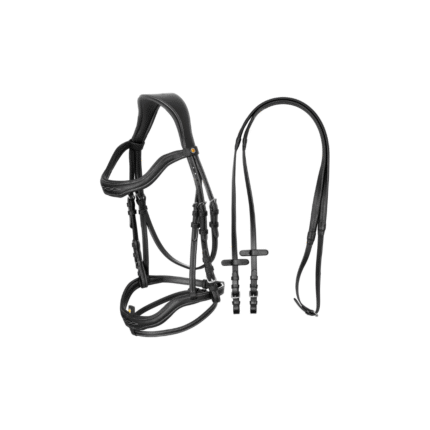 Testiera EQUESTRO in morbida pelle cucita