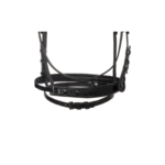 Testiera EQUESTRO in pelle con clicher nero