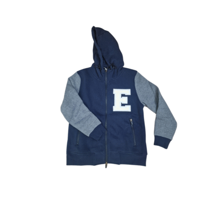 Felpa EQUESTRO Bimbo con zip frontale e cappuccio