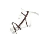 Testiera con capezzina in budello rivestito e sovracapo ergonomico EQUIPE BR73