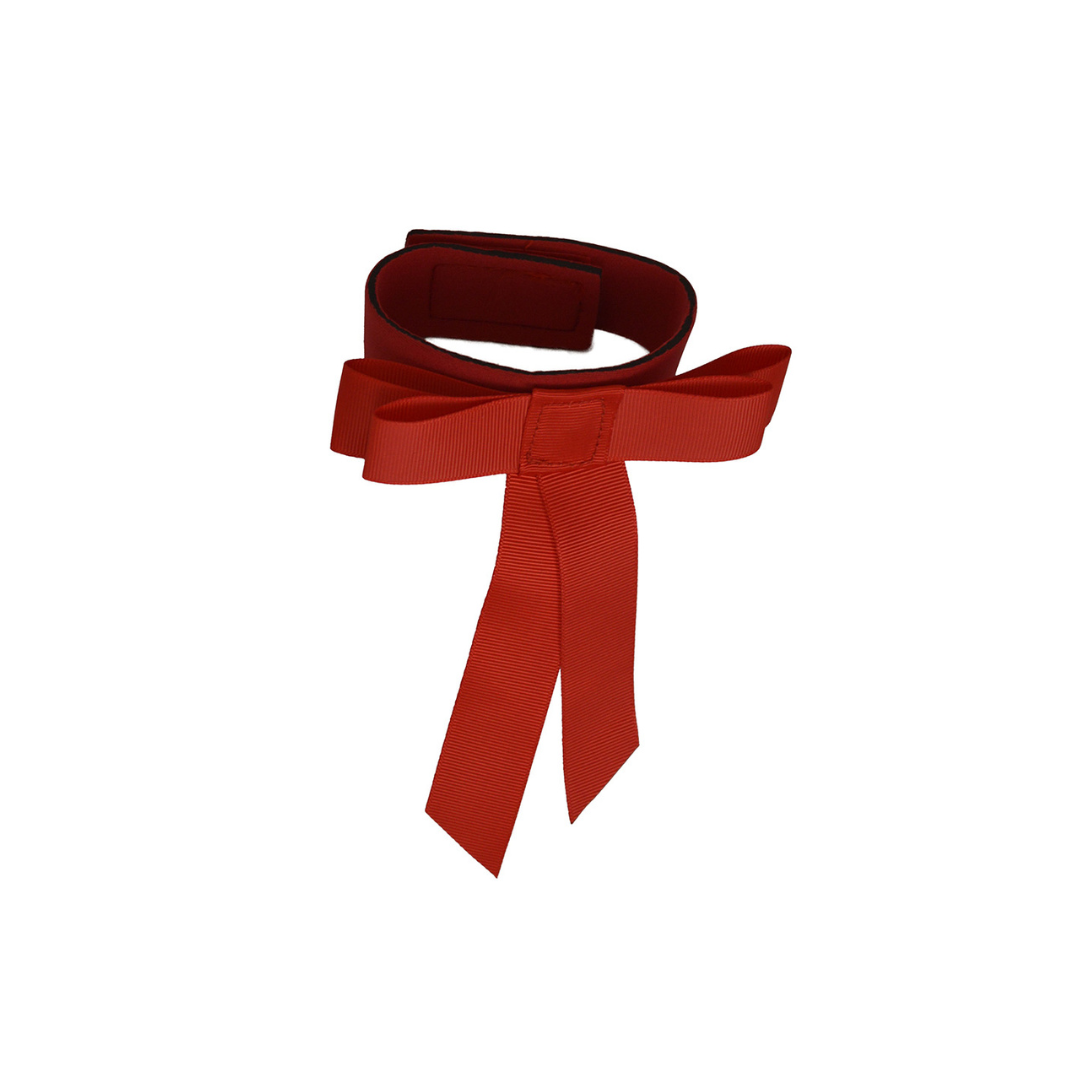 Fiocco Rosso per coda di cavallo con velcro Fiocco Rosso per coda di cavallo con velcro