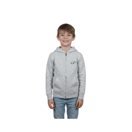 Felpa Junior SARM HIPPIQUE con zip e cappuccio D26
