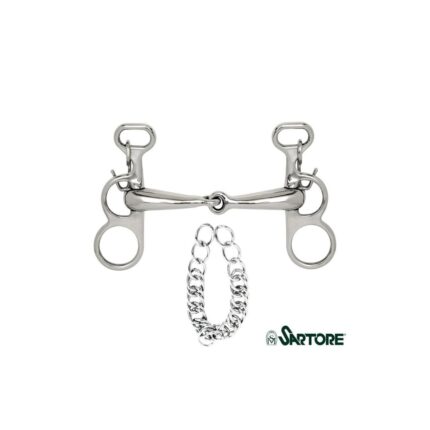 Francesina snodata vuota 18 mm con barbozzale - 135 mm