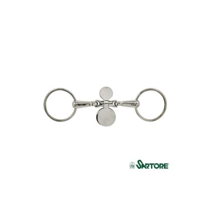 Filetto snodato pieno 18 mm a farfalla - 135 mm