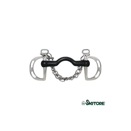 Spagnolo Collo Oca in gomma 20 mm, chiamata 100 mm con barbozzale - 125 mm