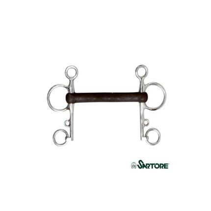 Pelham flessibile in gomma chiamata 140 mm - 125 mm