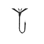 Pettorale EQUESTRO con forchetta in pelle conciata e ricami