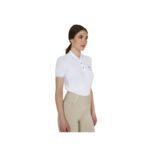 Polo Donna EQUESTRO slim fit in tessuto traspirante