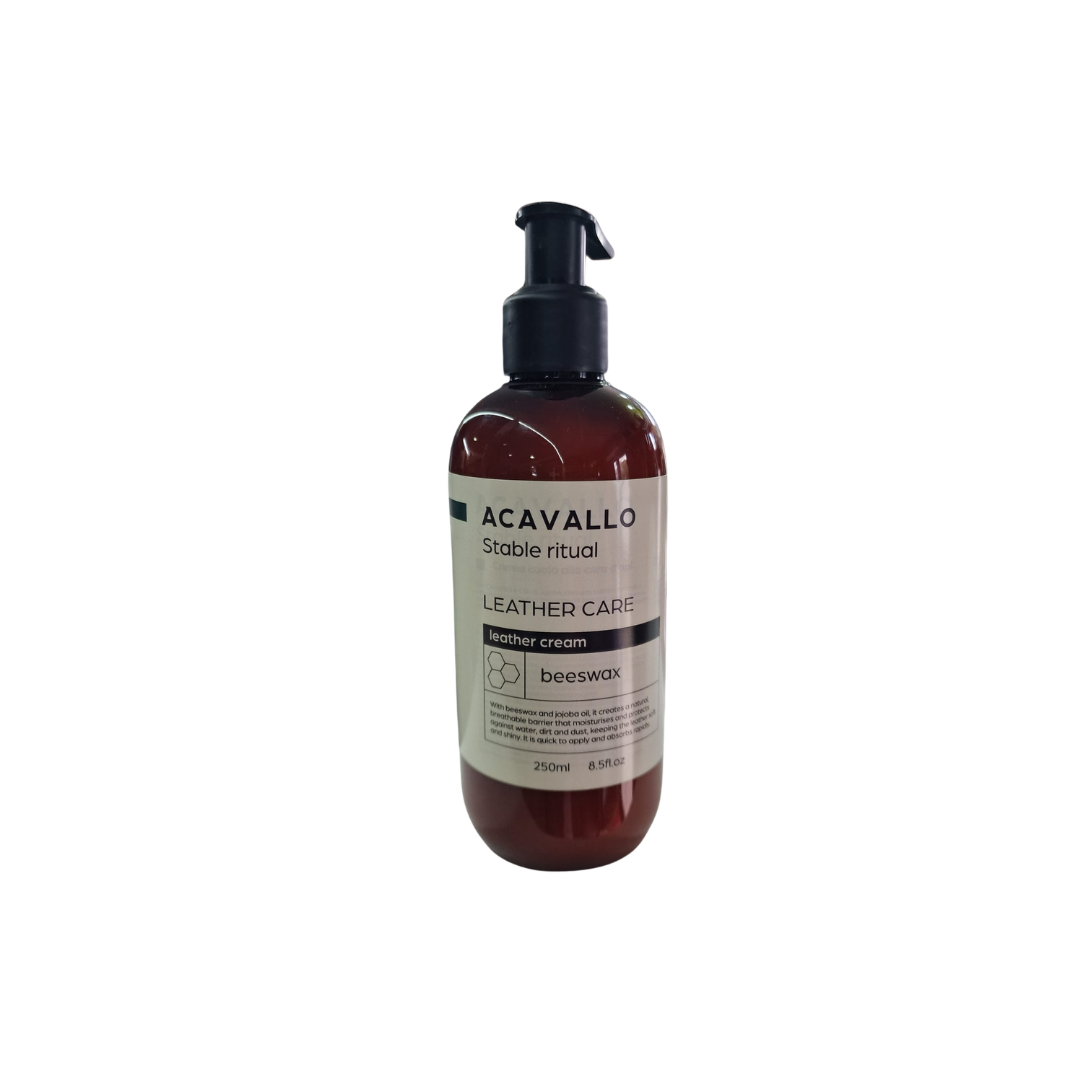 Crema per cuoio ACAVALLO alla cera d'api - 250 ml Crema per cuoio ACAVALLO alla cera d'api - 250 ml