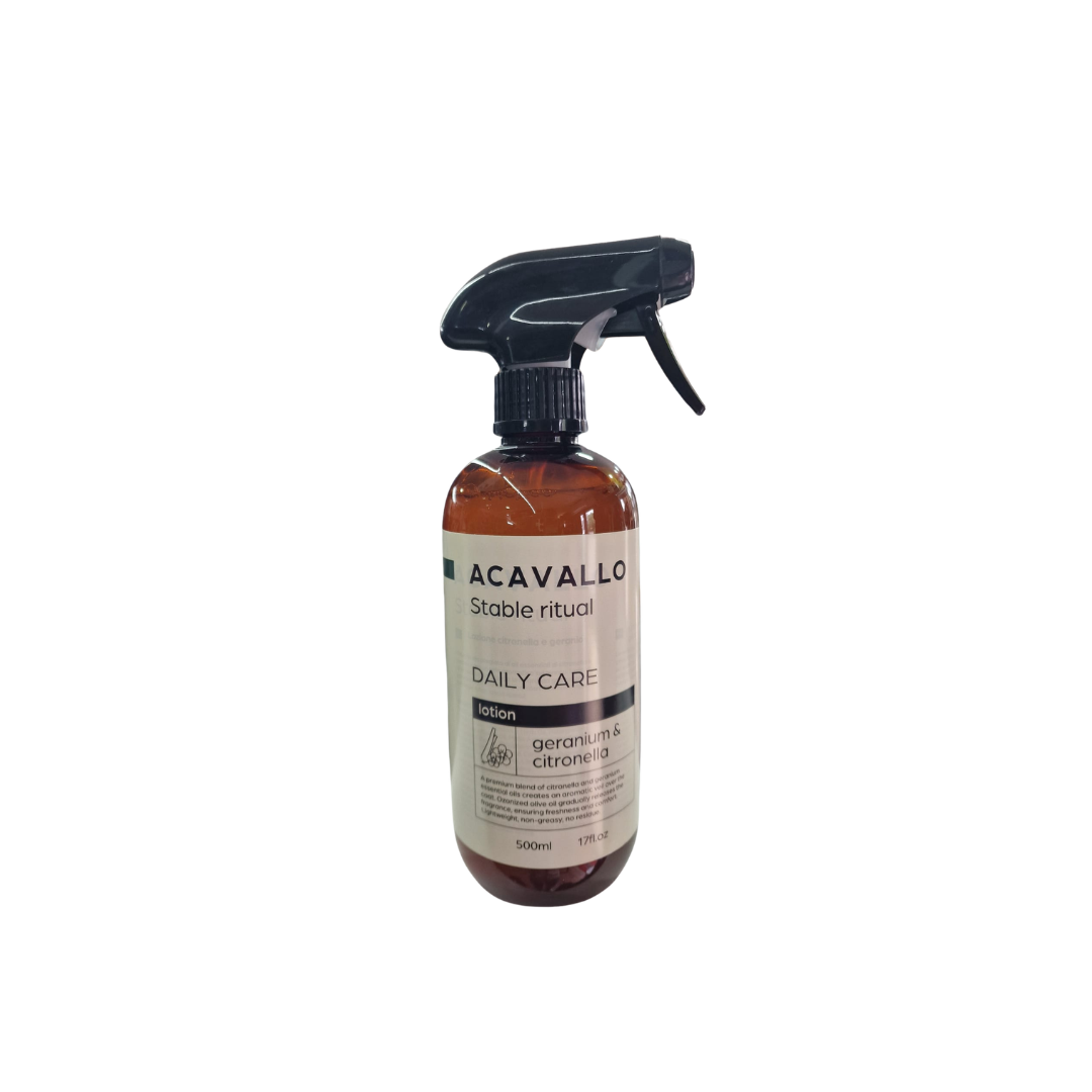 Lozione ACAVALLO Citronella Neem e Ozono - 500 ml Lozione ACAVALLO Citronella Neem e Ozono - 500 ml