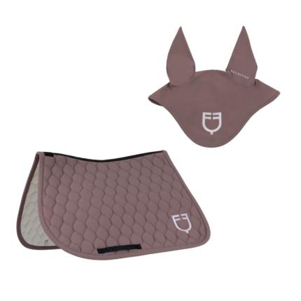Sottosella EQUESTRO Jumping Onion Jersey completo di cuffietta