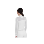 Polo Donna EQUESTRO elegant monogram manica lunga