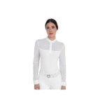 Polo Donna EQUESTRO elegant monogram manica lunga