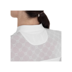 Polo Donna EQUESTRO elegant monogram manica lunga