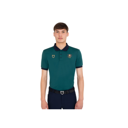 Polo Uomo da allenamento EQUESTROxFISE 100