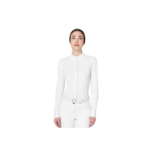 Camicia Donna EQUESTRO con inserto traforato manica lunga