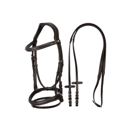 Testiera EQUESTRO anatomica rialzata e imbottita
